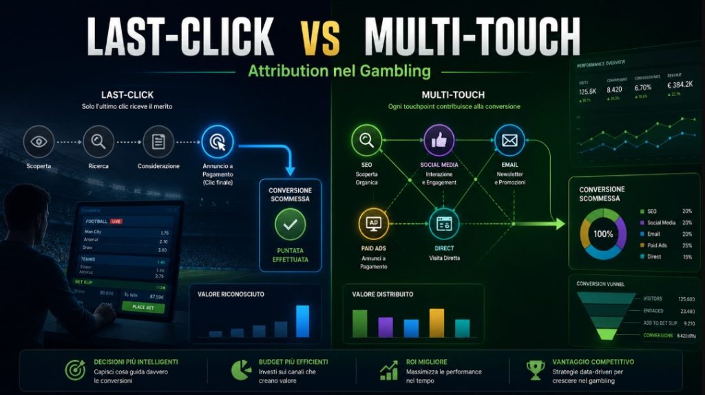Come funziona l'attribution model nel gambling